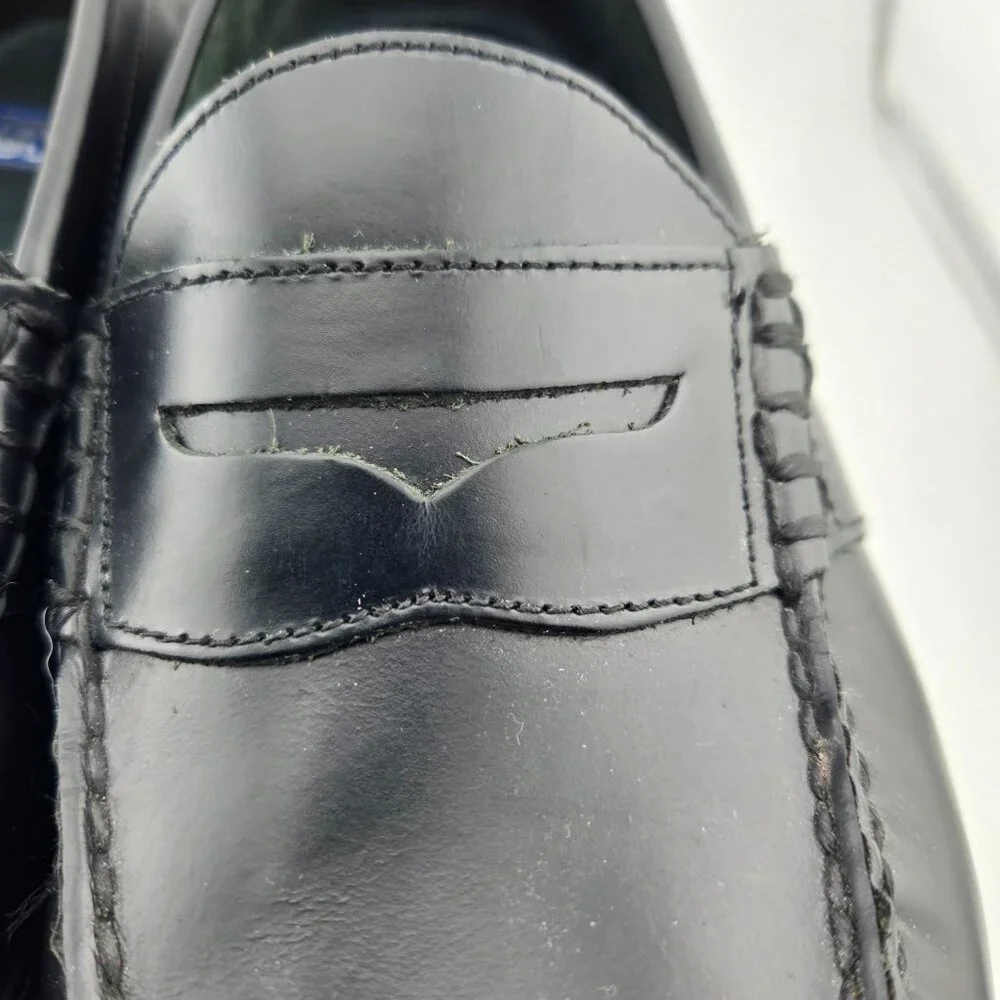 Nunn Bush Lincoln Black Leather Penny Loafers Men’s Size 12 Dress Shoes